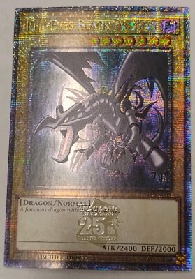 Yugioh TCG Red Eyes Black Dragon LC01-EN006 Quarter Century Rare 25th NM/M-image