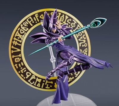 S.H.MonsterArts Yu-Gi-Oh! Duel Monsters DARK MAGICIAN Action Figure NEW-image