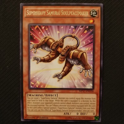 Yu-Gi-Oh! Superheavy Samurai Soulpeacemaker - MP17-EN134 - 1st Ed - Rare - NM-image