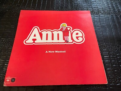 1977 ANNIE-  ORIGINAL Broadway Cast Soundtrack Gatefold Vinyl Record Album LP-image