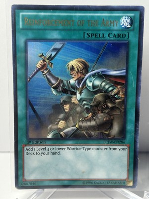 Yugioh! MP Reinforcement of the Army - LCJW-EN286 - Ultra Rare - 1st Edition Mod-image