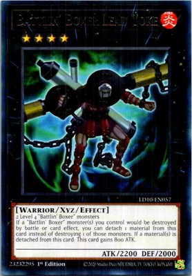 Battlin' Boxer Lead Yoke #LD10-EN057 Yugioh Lightly played 1st Edition-image