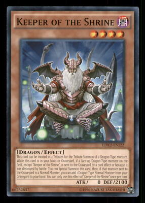 Yugioh Keeper of the Shrine #LDK2-ENJ22 Legendary Decks II LP-image
