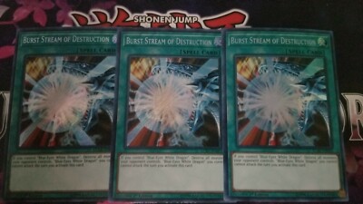 Yugioh 3x Burst Stream of Destruction LCKC Secret Rare 1st NM-image