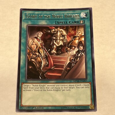 1x (M/NM) Glory of the Noble Knights - MP18-EN207 - Rare - 1st Edition  YuGiOh-image
