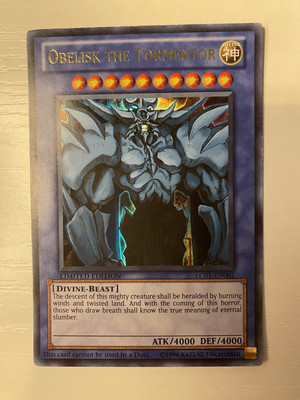 Obelisk The Tormentor - LC01-EN001 - Ultra Rare - Limited - LP-image