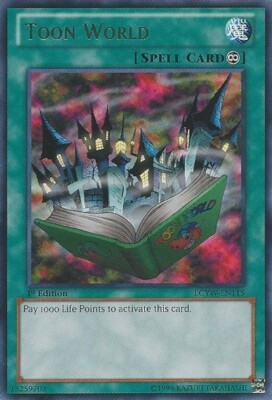 Toon World - LCYW-EN115 - Rare - 1st Edition HP YuGiOh!  Legendary Collection 3:-image