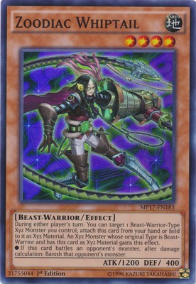 Zoodiac Whiptail - MP17-EN183 - Super Rare - 1st Edition - Lightly Played-image