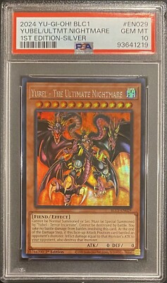 2024 PSA 10 YUGIOH 25TH BLC1 ULTRA RARE YUBEL THE ULTIMATE NIGHTMARE 🔥-image