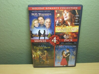Christmas Holiday Romance Collection: Movie 4 Pack 2 DVD Annie Claus Kiss-image