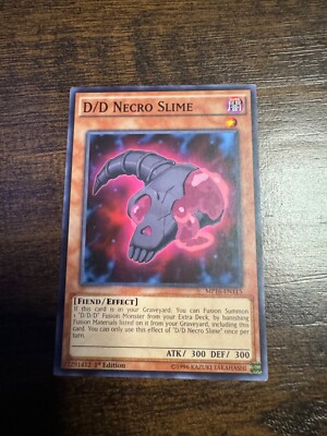 Yu-Gi-Oh! D/D Necro Slime MP16-EN115 2016 Mega-Tins Mega Pack 1st Edition Rare-image