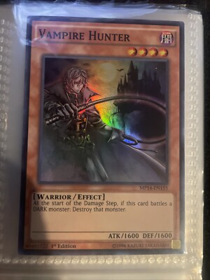 Yu-Gi-Oh! TCG Vampire Hunter Mega Pack 2014 MP14-EN155 1st Edition Super Rare-image