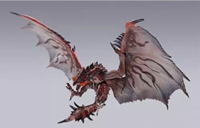 S.H.Monster Arts Monster Hunter World Iceborne Rathalos Action Figure Bandai-image