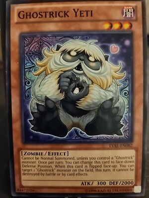 Ghostrick Yeti - Yugioh Dark Monster - Vintage-image