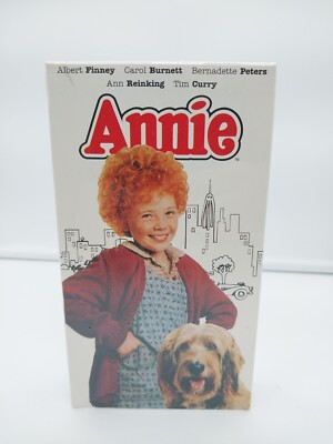 Annie VHS 1993 Sealed Film Columbia Picture Feature Film Carol Burnett Tim Curry-image