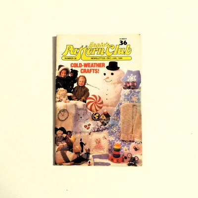 Annie's Pattern Club Crochet Pattern Book No. 36 Dec-Jan 1986-image