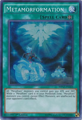 Metamorformation - MP17-EN103 - Super Rare - 1st Edition Near Mint 2017 Mega Tin-image