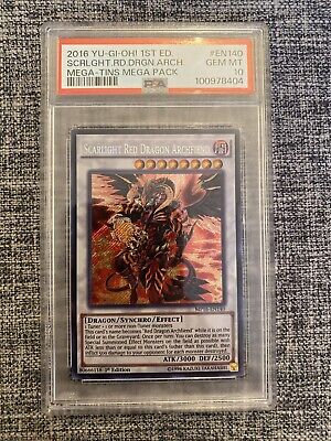 Yu-Gi-Oh Scarlight Red Dragon Archfiend MP16-EN140 PSA 10 VERY LOW POP (3)-image