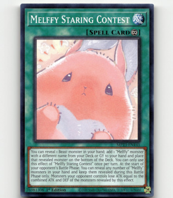 Yugioh Melffy Staring Contest 25th Anniv. Tin: Dueling Heroes Mega Pack-image