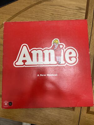 Annie A New Musical Original Cast 1977 LP Gatefold VINYL Record COLUMBIA-image