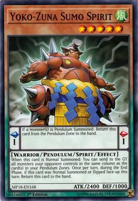 Yoko-Zuna Sumo Spirit - MP18-EN168 - Common - 1st Edition - Moderately Played-image