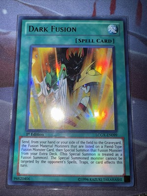 Dark Fusion LCGX-EN099 Yu-Gi-Oh Legendary Collection 2-1st Edition 1st Edition-image