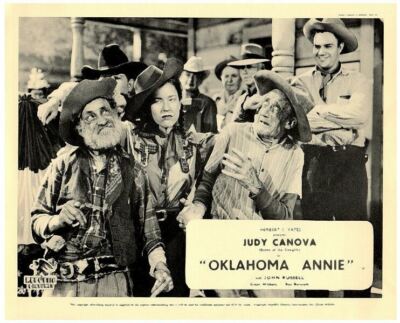 OKLAHOMA ANNIE Original Lobby Card Judy Canova Queen of the cowgirls 1952-image