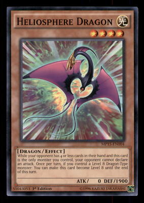Yugioh Heliosphere Dragon #MP15-EN004 2015 Mega-Tins Mega Pack LP-image