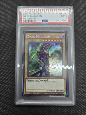 Yu-Gi-Oh! - Mega-Tins Dark Magician 2017 CT14-EN001 Limited Edition PSA 9-image