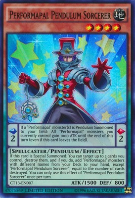 Performapal Pendulum Sorcerer - CT13-EN007 - Super Rare - Limited Edition - Mode-image