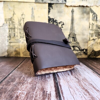 Leather journal, Brown journal, Dream journal, Wedding gift, Mother's day gift.-image