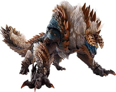 BANDAI S.H.MonsterArts MONSTER HUNTER WORLD ICEBORN ZINOGRE Action Figure Japan-image