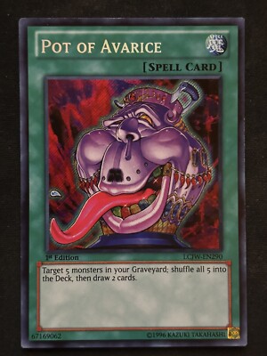 Yu-Gi-Oh! TCG Pot of Avarice Legendary Collection 4 Mega-Pack LCJW-EN290 1st...-image