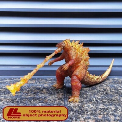 NECA S.H.MonsterArts Burning dinosaur 2019 King of the Monsters Figure Toy Gift-image