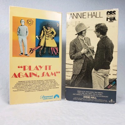 LOT Play It Again, Sam Annie Hall Woody Allen Diane Keaton Paramount CBS/FOX VHS-image
