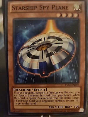 Starship Spy Plane - Yugioh Wind Monster - Vintage-image