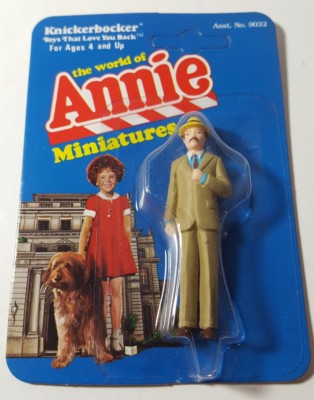 VINTAGE 1982 KNICKERBOCKER THE WORLD OF LITTLE ORPHAN ANNIE MINIATURES FIGURINE -image