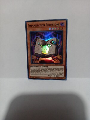 Yu-Gi-Oh! TCG Impcantation Bookstone 2019 Gold Sarcophagus Tin Mega Pack MP19-E…-image