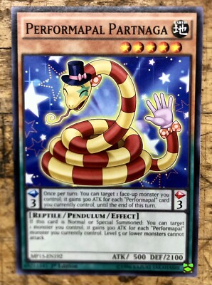 Performapal Partnaga - MP15-EN192 - Common - 1st Edition NM YuGiOh!  2015 Mega-T-image