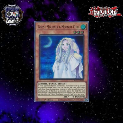 1st Edition Super Rare Ghost Mourner & Moonlit Chill MP22-EN260 M/NM - YGO TCG-image
