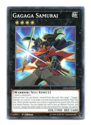 Gagaga Samurai - LED6-EN040 1st Edition - YuGiOh-LP-image