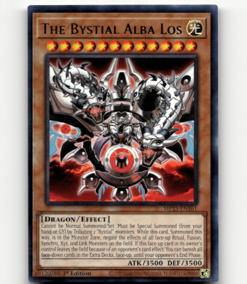 Yugioh The Bystial Alba Los 25th Anniv. Tin: Dueling Heroes Mega Pack-image