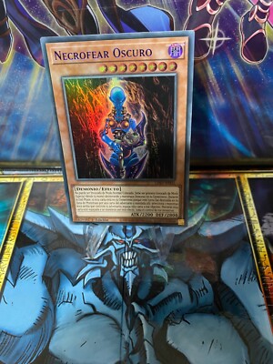 Yu-Gi-Oh! Dark Necrofear LDS3-SP002 Blue Ultra Rare 1st Edition Spanish NM-image