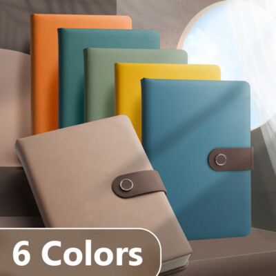 320 Pages Thick PU Leather Journal A5 Notebook Lined Paper Writing Diary Planner-image