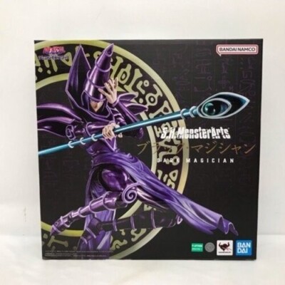 S.H.MonsterArts Yu-Gi-Oh! Dark Magician TAMASHII NATIONS Bandai Japan New-image