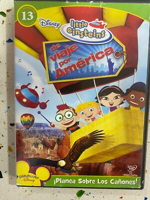 Little Einsteins DVD Travel By America - Quincy Leo Annie June Ship - Spanish-image