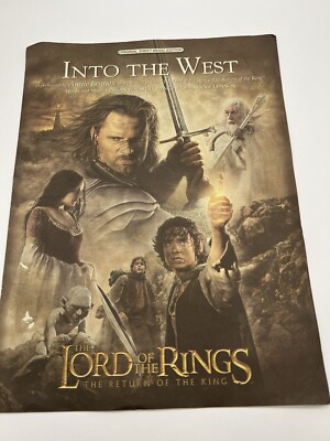 Into The West Lord Of The Rings Original Sheet Music Edition By Annie Lennox-image