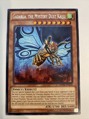 YGO Gadarla, the Mystery Dust Kaiju Rare NM Mega Pack 2016 MP16-EN234-image