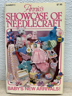 1983 Annie's Showcase Of Needlecraft Quick Crochet Projects Book With Pattern #5-image