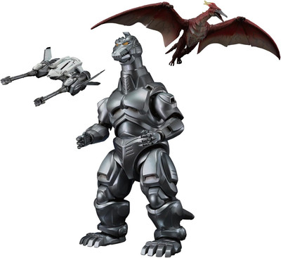 *NEW* Mechagodzilla & Garuda & Fire Rodan Makuhari S.H.Monsterarts Action Figure-image